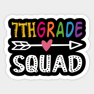 7th grade squad gift for teachers Sticker